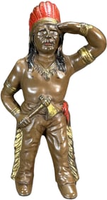 INDIAN W/ TOMAHAWK STILL BANK