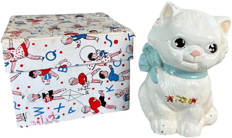 BOXED HUBLEY KITTY STILL BANK