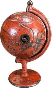 RED GLOBE ON ARC STILL BANK