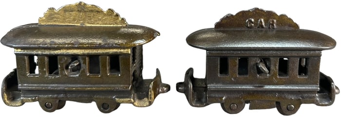 TWO STREET CAR TROLLEY STILL BANKS