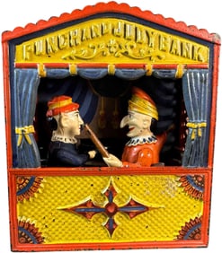 PUNCH & JUDY MECHANICAL BANK