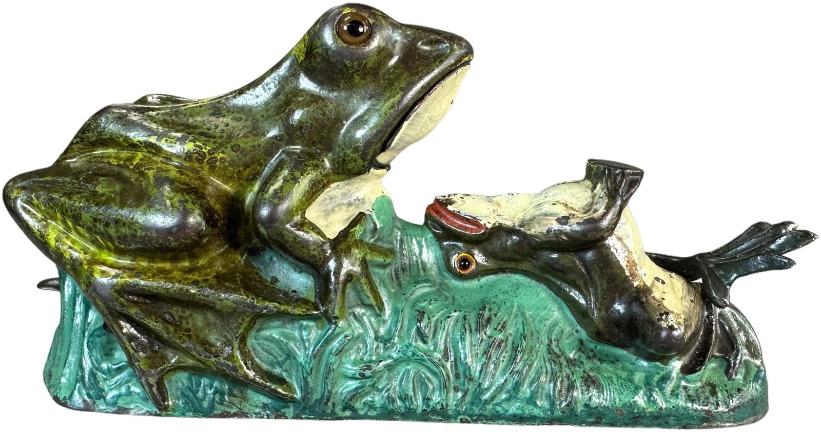 TWO FROGS MECHANICAL BANK (1 of 10)