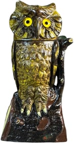 OWL TURNS HEAD MECHANICAL BANK