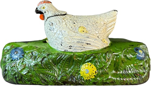 HEN AND CHICK MECHANICAL BANK