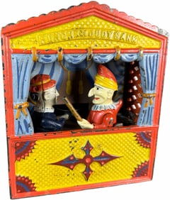 PUNCH AND JUDY MECHANICAL BANK