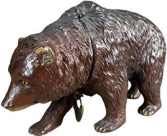 WALKING BEAR SPELTER BANK