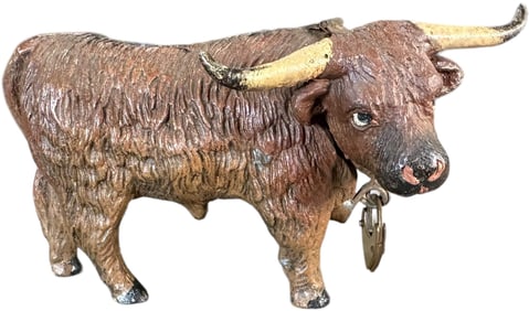 HIGHLAND BULL SPELTER STILL BANK