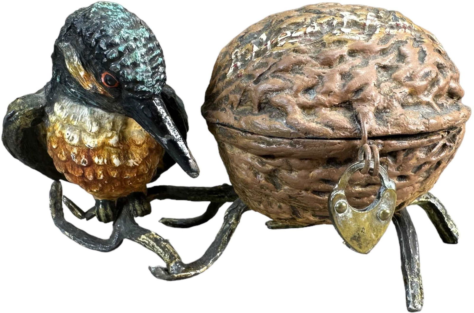 COMMON KINGFISHER BY WALNUT SPELTER BANK (1 of 8)