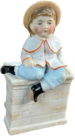 YOUNG GIRL AT CHIMNEY TOOTHPICK HOLDER