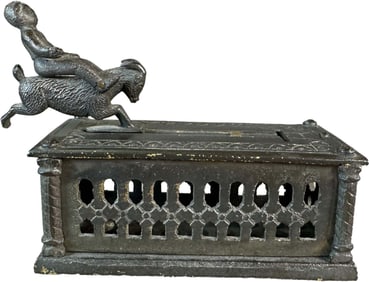 BUCKING MULE MECHANICAL BANK