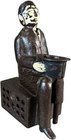 PEG LEG BEGGAR MECHANICAL BANK