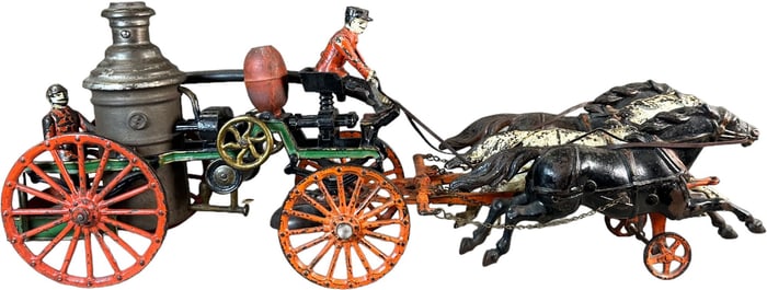 OVERSIZED PRATT & LETCHWORTH PUMPER WAGON