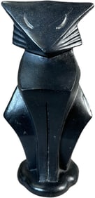 HUBLEY MODERNISTIC CAT DOORSTOP