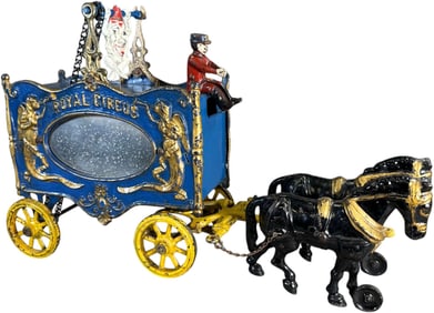 HUBLEY ROYAL CIRCUS CLOWN TRAPEZE WAGON