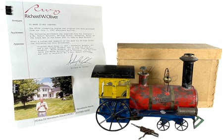 BOXED HULL & STAFFORD CLOCKWORK LOCOMOTIVE ATLAS