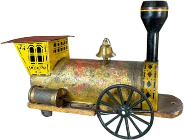 GEORGE BROWN NEW YORK CLOCKWORK LOCOMOTIVE