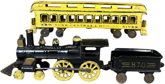 PRATT & LETCHWORTH XL BRAND FLOOR TRAIN SET