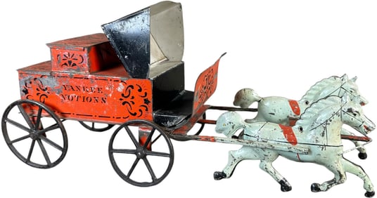 SMALL GEORGE BROWN YANKEE NOTIONS WAGON