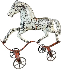 MERRIAM HORSE ON SERPENTINE BASE