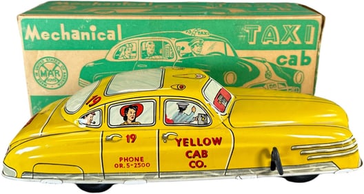 MARX BOXED MECHANICAL TAXI CAB