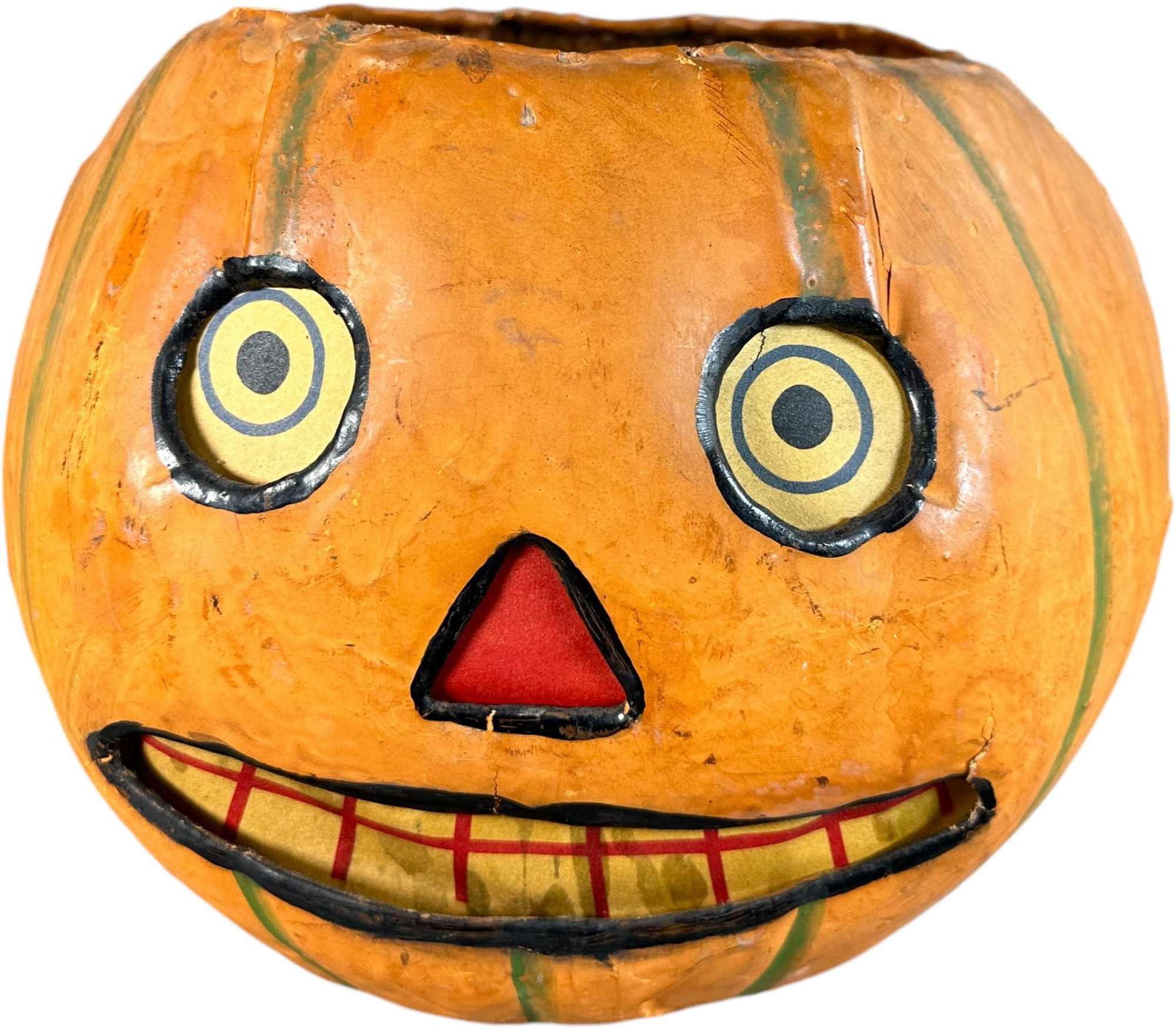 LARGE HEAVY PRESSED BOARD JACK O LANTERN (1 of 5)