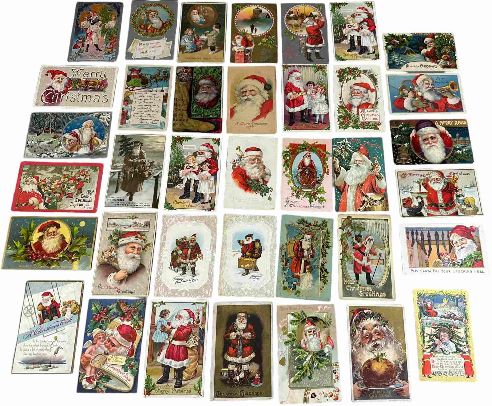 THIRTY FIVE CHRISTMAS THEME POSTCARDS (1 of 7)