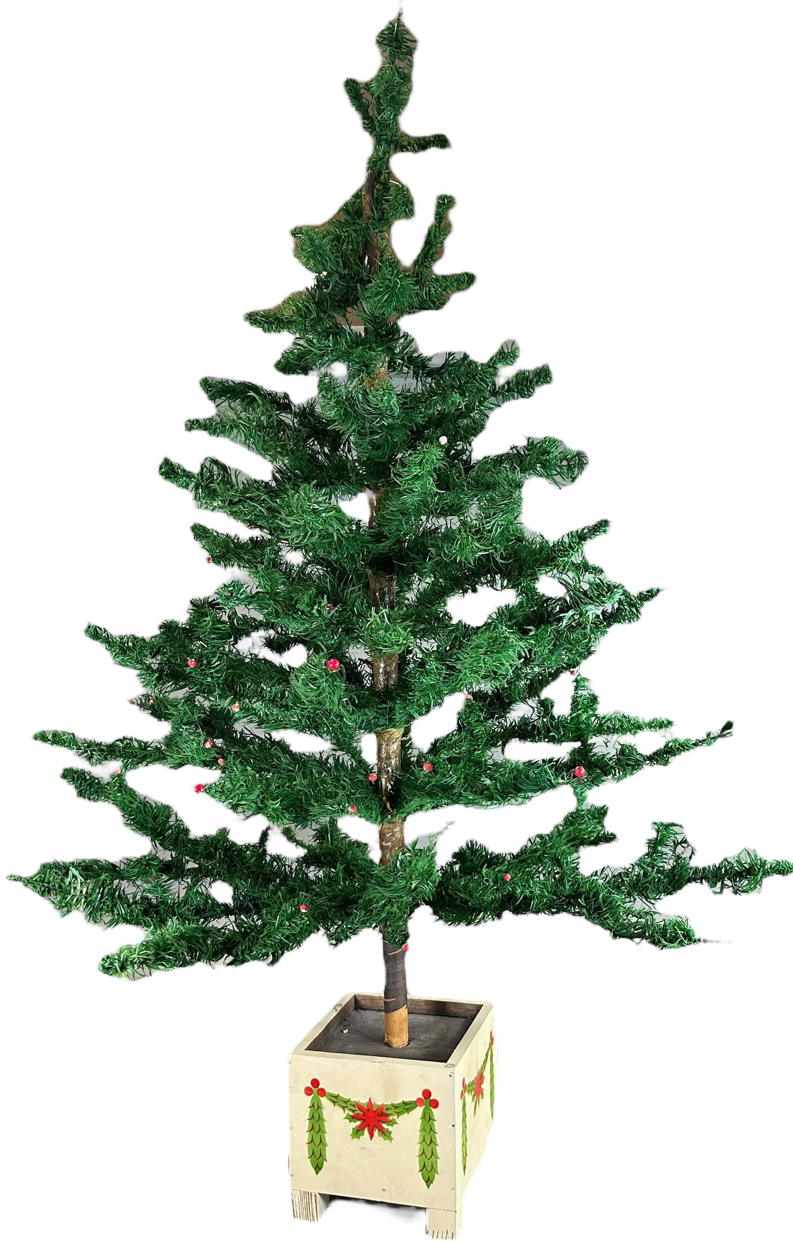 FOUR FOOT SQUARE BASE FEATHER TREE (1 of 6)