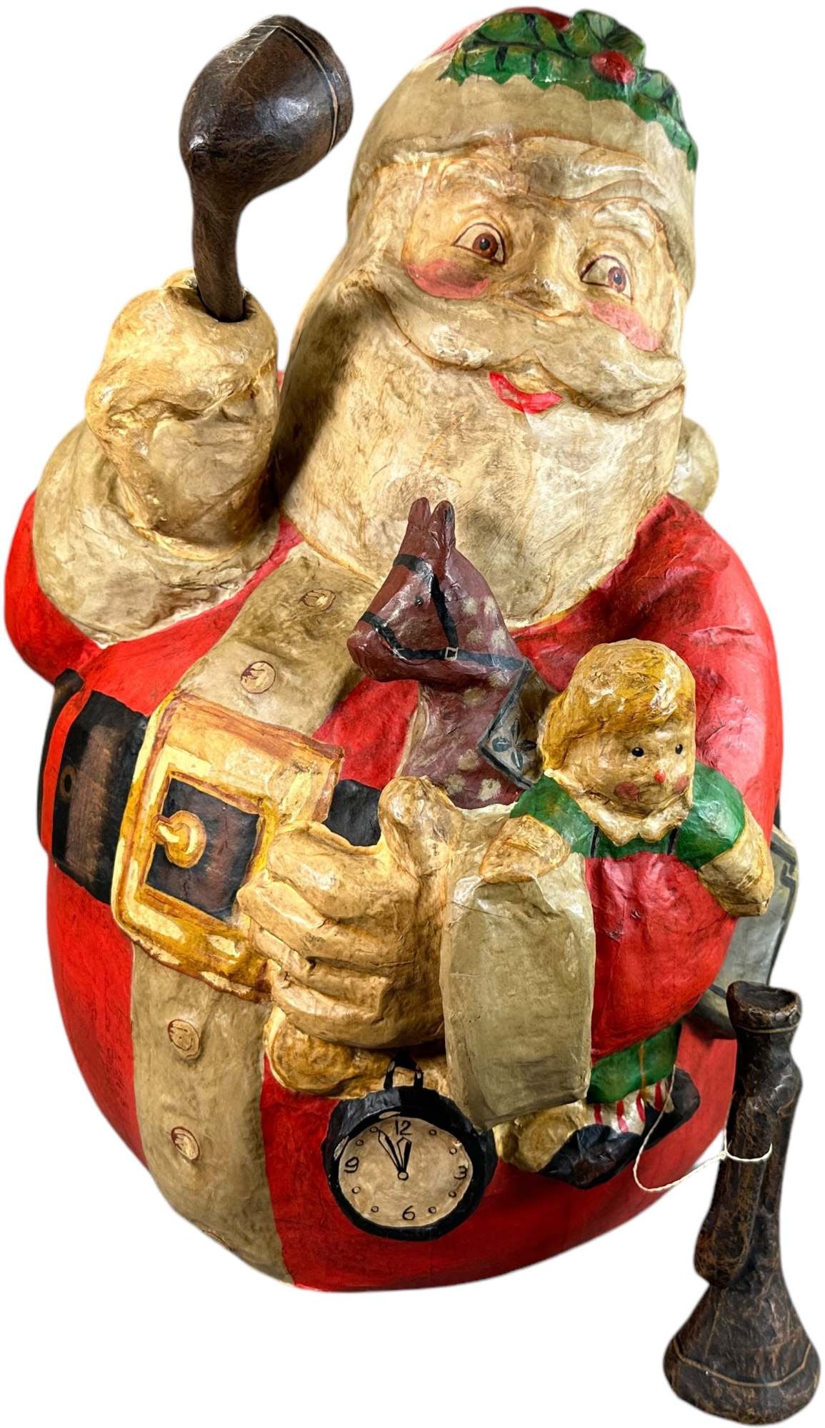 LARGE SANTA CLAUS ROLY POLY STORE DISPLAY (1 of 5)