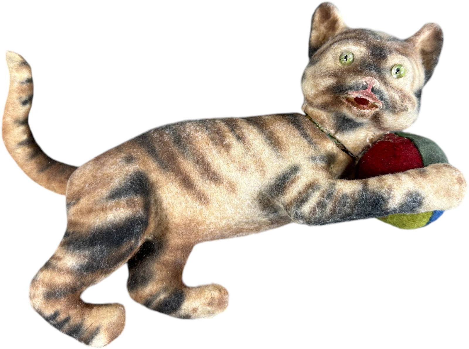 LARGE CAT W/ BALL CANDY CONTAINER (1 of 8)