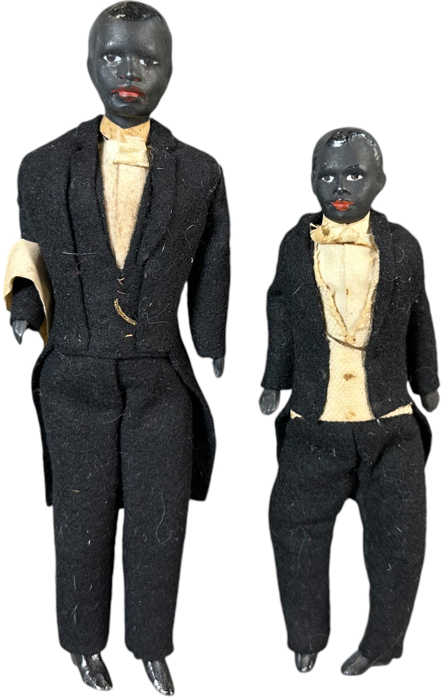 TWO DOLLHOUSE SIZE BUTLER DOLLS (1 of 2)