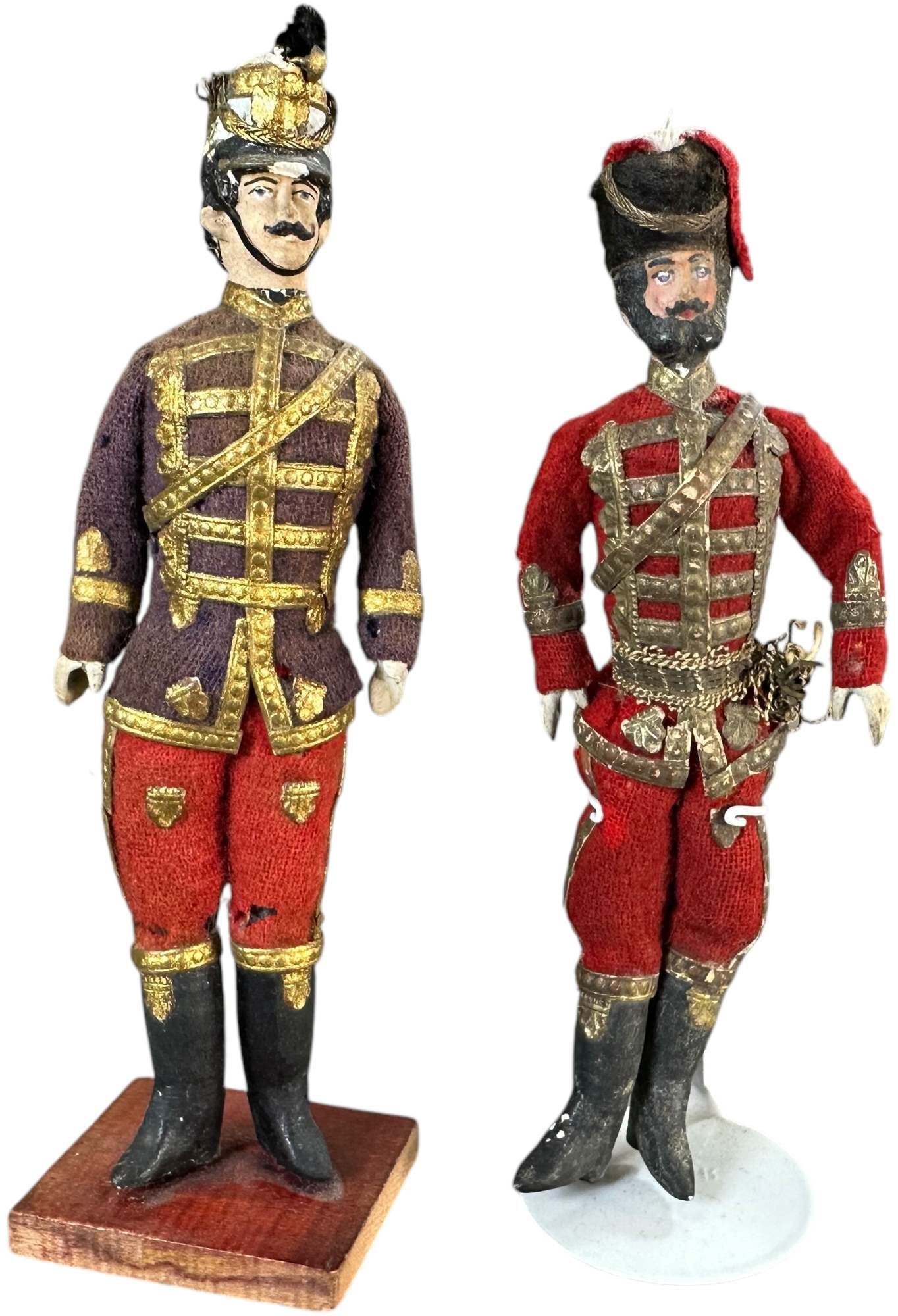 TWO EARLY DOLLS HOUSE SOLDIER DOLLS (1 of 3)