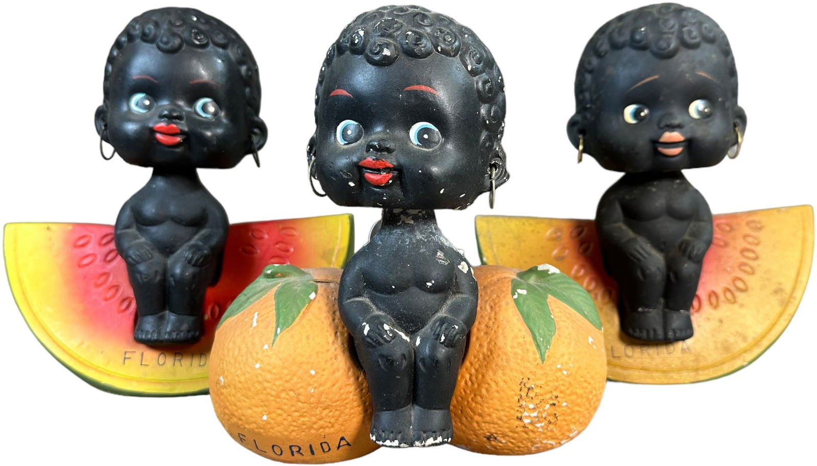 FLORIDA SOUVENIER BOBBLEHEAD PIGGY BANKS (1 of 5)