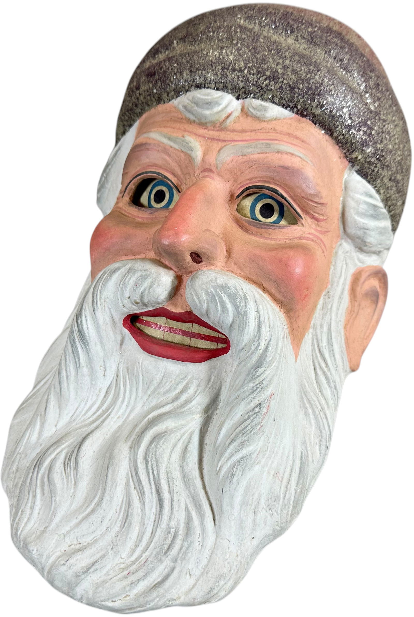 VERY LARGE SANTA HEAD LANTERN (1 of 7)