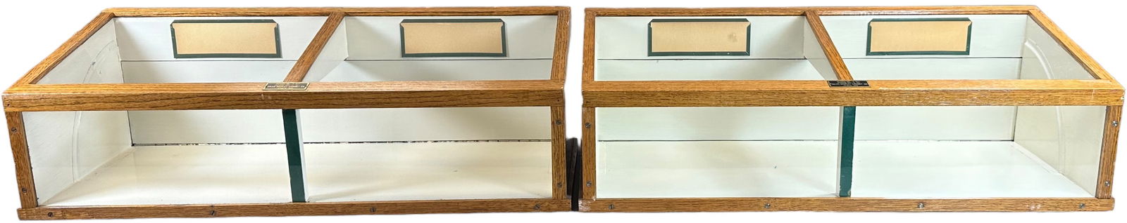 TWO COUNTER TOP DISPLAY CASES (1 of 7)