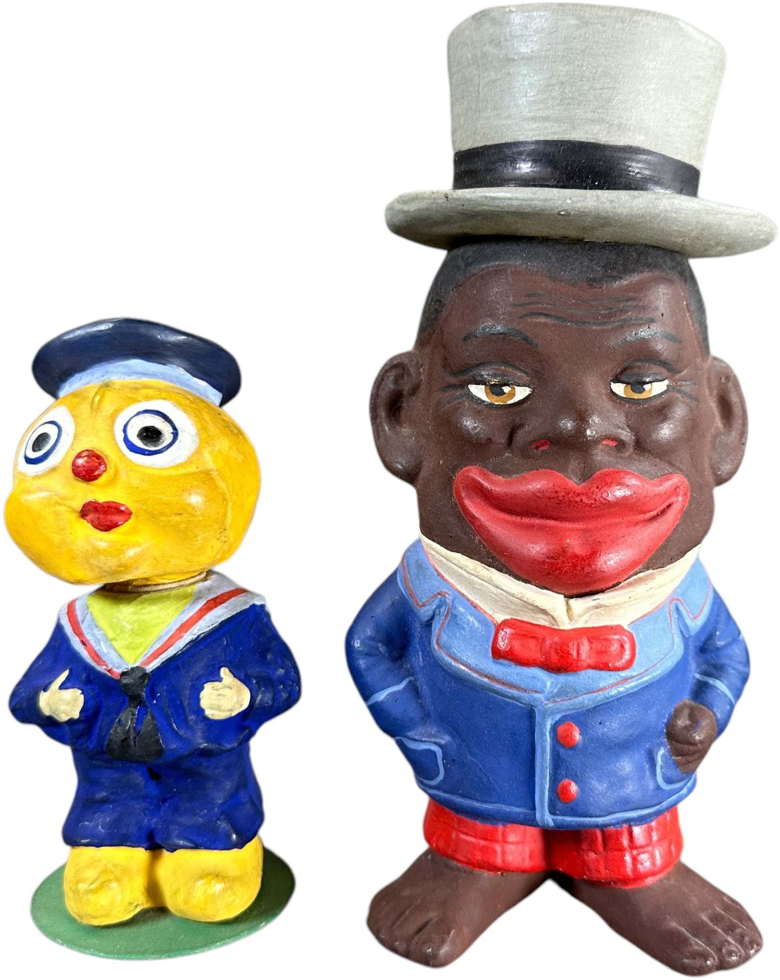 TWO HALLOWEEN FIGURAL CANDY CONTAINERS (1 of 5)