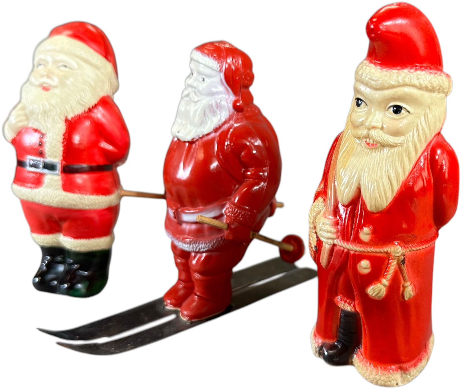 THREE CELLULOID SANTA TOYS (1 of 5)