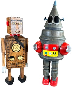 MCNAUGHTON ORIGINAL ART ROBOT SCULPTURES