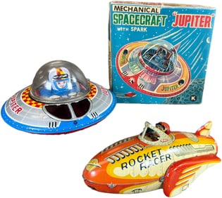 BOXED SPACECRAFT JUPITER & ROCKET RACER