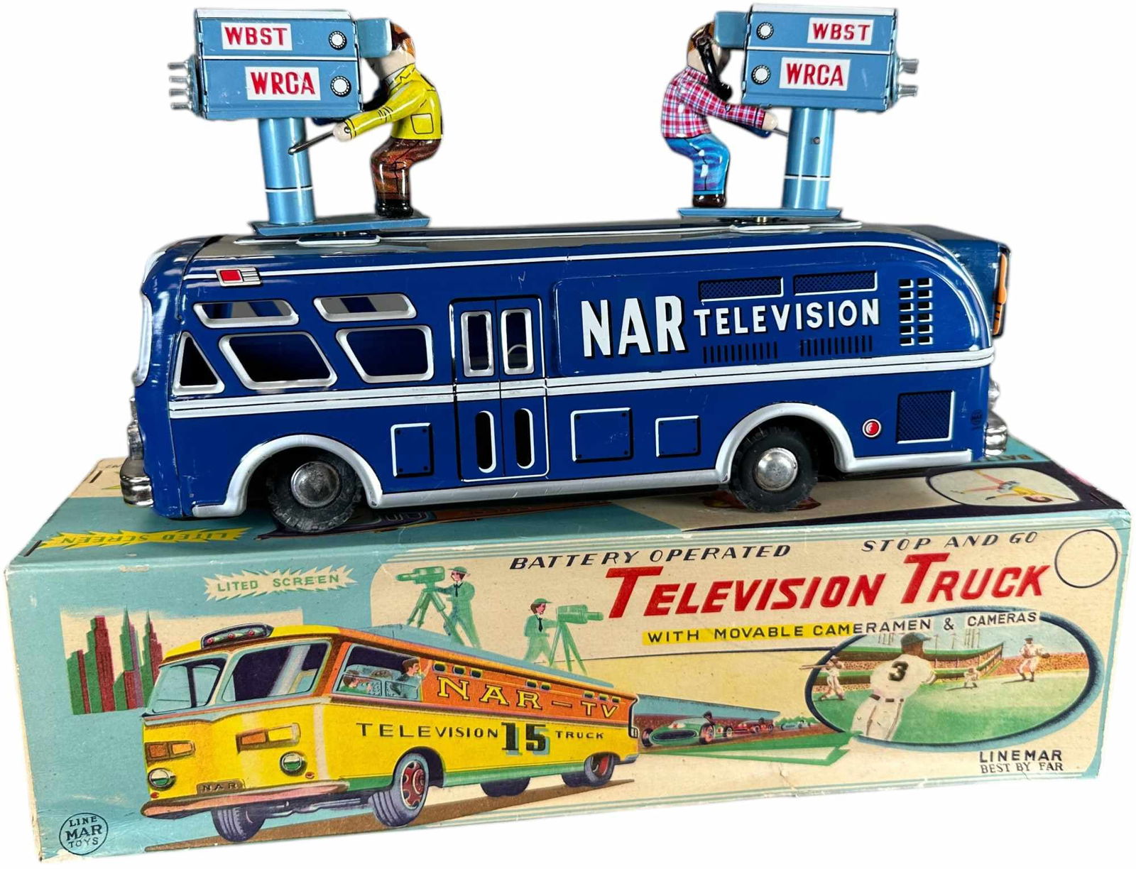 BOXED LINEMAR NAR TELEVISION TRUCK (1 of 9)
