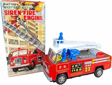 BOXED YANOMAN SIREN FIRE ENGINE