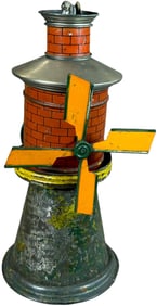 EARLY GERMAN CHIMNEY SWEEP IN WINDMILL