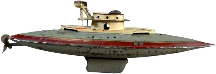 FELISCHMANN WIND-UP SUBMARINE U-BOAT