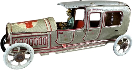 MEIER AMBULANCE AUTOMOBILE PENNY TOY