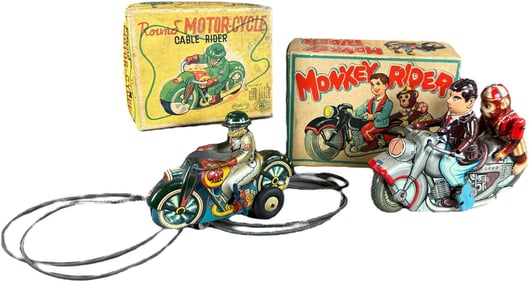 ASAHI TOYS & KANTO BOXED MOTORCYCLE TOYS