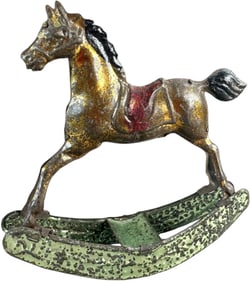 MEIER SPIRIT PAINTED ROCKING HORSE PENNY TOY