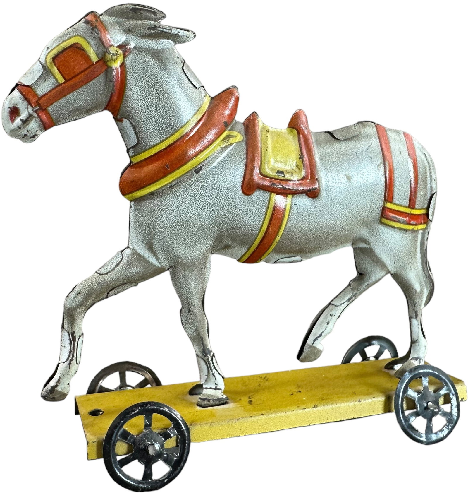 SIF FRANCE HORSE PENNY TOY: 145. SIF FRANCE HORSE PENNY TOY | 4" l. | (Pristine Condition) | $100 - $200
