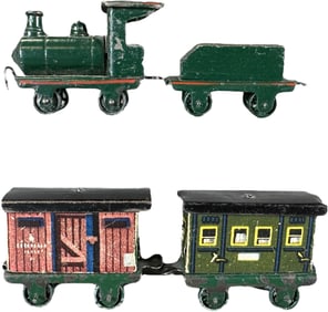 SMALL ERNST PLANK PENNY TOY TRAIN SET