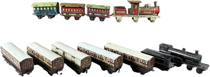 BING LNWR W/ JAPANESE TRAIN PENNY TOYS