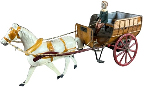 VICTOR BONNET CHILDREN IN HORSE CART