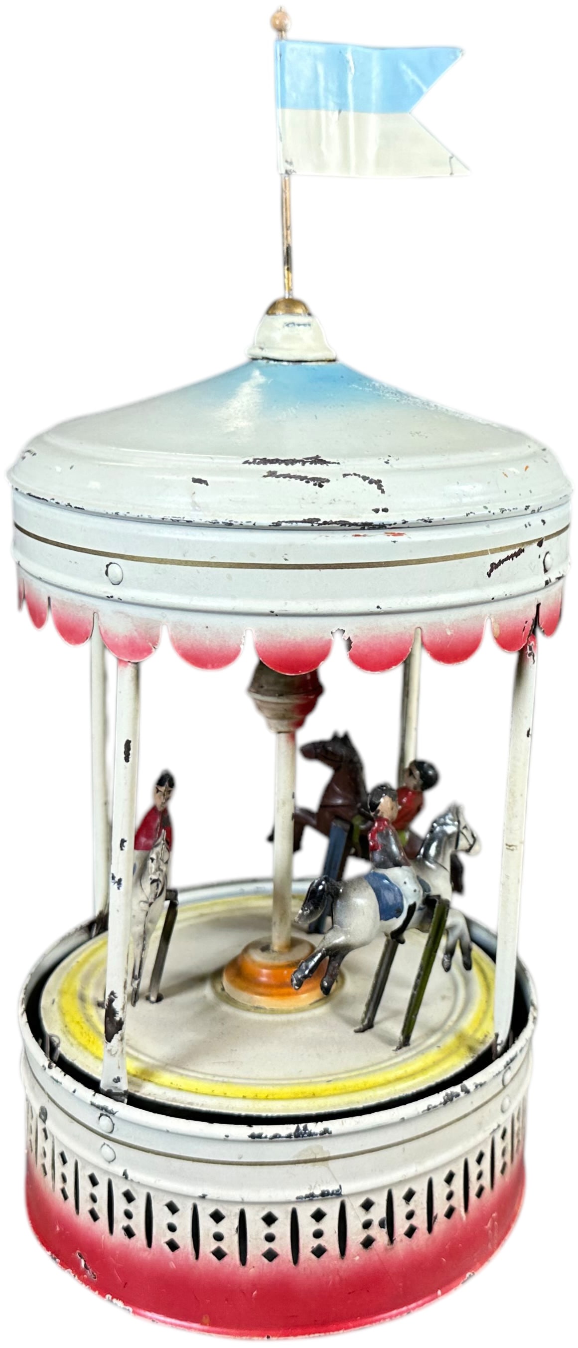 GERMAN WIND-UP MUSICAL CAROUSEL (1 of 7)
